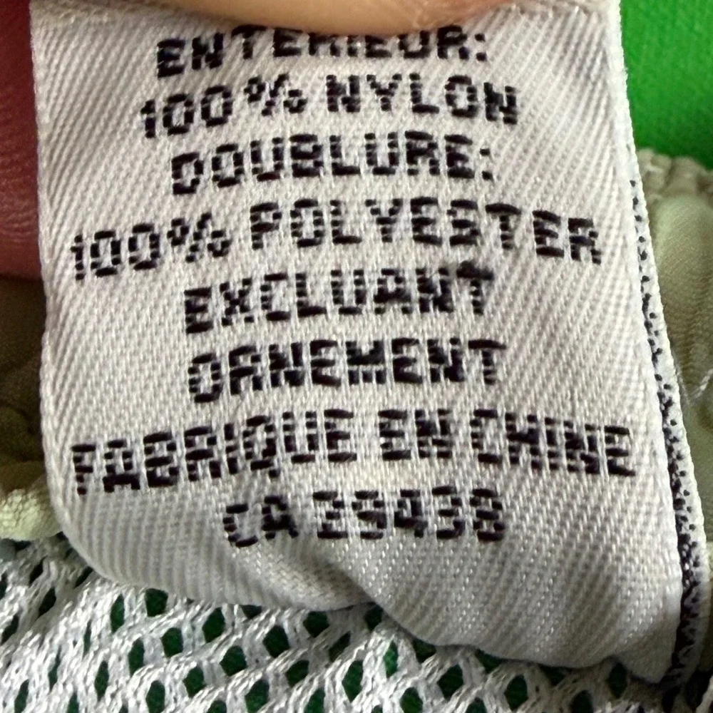 VTG Y2K Cremieux Swim Trunks Mens M Green Board Shorts Mesh Contrast Stitch Logo